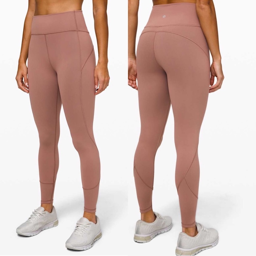 Lululemon In Movement Tight 25" *Everlux - Spanish Oak (Size 4)